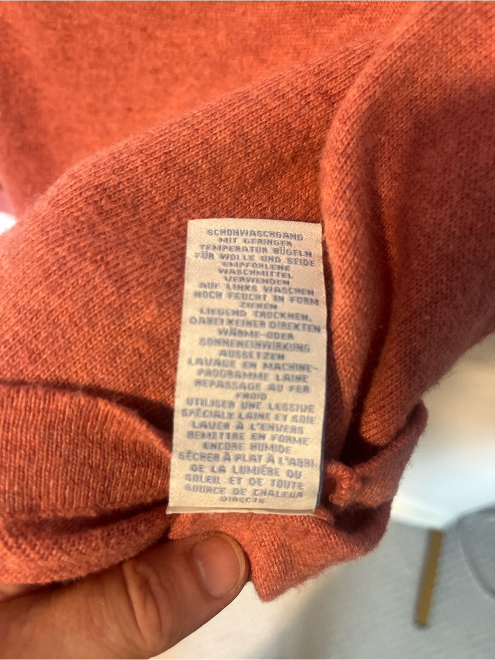 Boden Women's Heathered Rust Cowl Neck Sweater - Picture 7 of 14